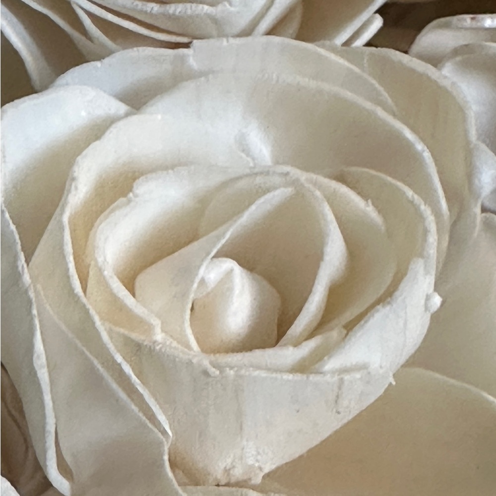 Wood Sola Flowers - assorted bag of 25 for weddings crafts wreaths - Picture 12 of 12